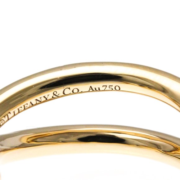 Tiffany Double Knot Ring Pink Gold (18K) Fashion No Stone Band Ring Pink Gold - Picture 8 of 9